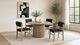 Coaster® Hamlyn 5-Piece Black/Natural Oak Dining Table Set-1