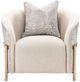 Michael Amini® Lisbon Gold/Opal Accent Chair-2