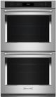 KitchenAid® 30" PrintShield Stainless Steel Double Electric Wall Oven-0