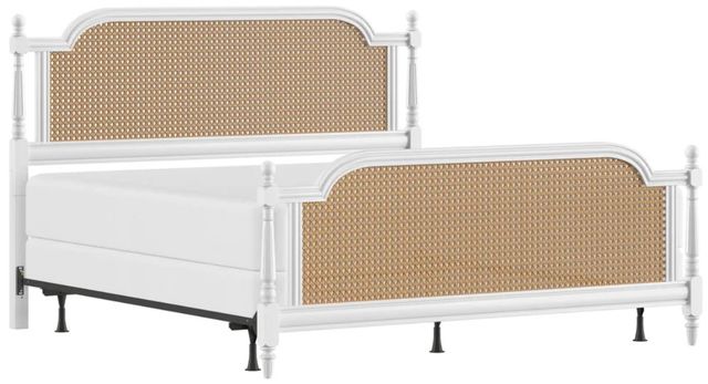 HH2 Home Melanie Classic White King Panel Bed without Frame-0