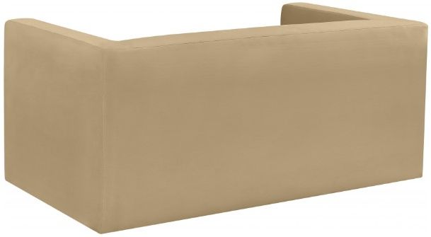 Meridian Furniture Henson Camel Velvet Loveseat-3