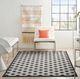 Nourison Home™ Aloha Black White 5'x8' Style 3 Area Rug-1