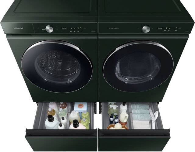 Samsung Bespoke 27" Forest Green Laundry Pedestal-3