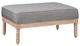 Homelegance® Hampstead Gray/Natural Ottoman-0