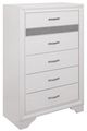 Mazin Furniture Luster White Chest-2