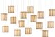 Currey & Company Daze Multi-Drop Antique Brass/Painted Silver/White Pendant Lighting-0