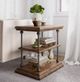 Jofran Inc. Larson Brown Chairside Table-1