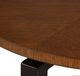 Uttermost® Loddon Brown Side Table with Dark Bronze Base-4