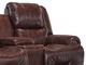 Best® Home Furnishings Customizable Genet Leather Reclining Rocker Console Loveseat-1