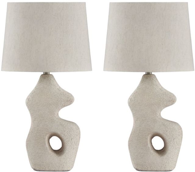 Signature Design by Ashley® Chadrich Antique Beige Table Lamp-1