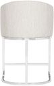Vanguard® Furniture Vanguard Charley Index Porcelain/Polished Nickel Counter Stool-2
