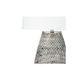 Bassett Mirror Rix Distressed Gray/White Table Lamp-1