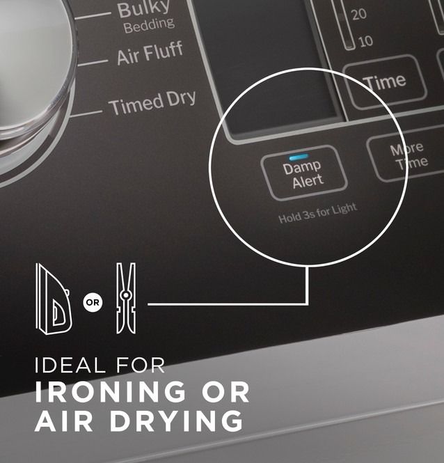 GE® 7.4 Cu. Ft. Diamond Gray Electric Dryer-8
