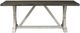 Liberty Furniture Willowrun Weathered Gray Trestle Table with Rustic White Base-1