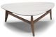 Natuzzi Editions Plettro Statuario/Blonde Ash Triangular Coffee Table-0