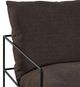 Armen Living Rogan Black/Brown Chair-5