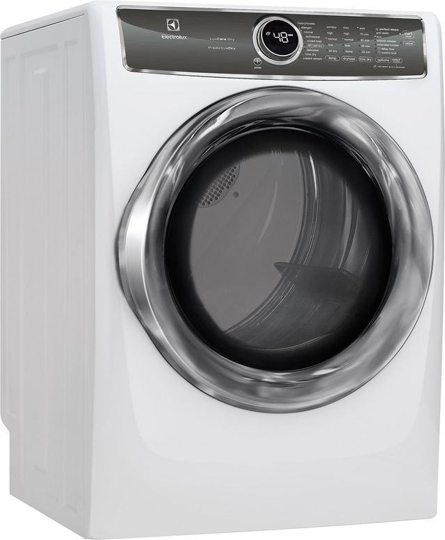 Electrolux 8.0 Cu.Ft. Island White Front Load Gas Dryer-1