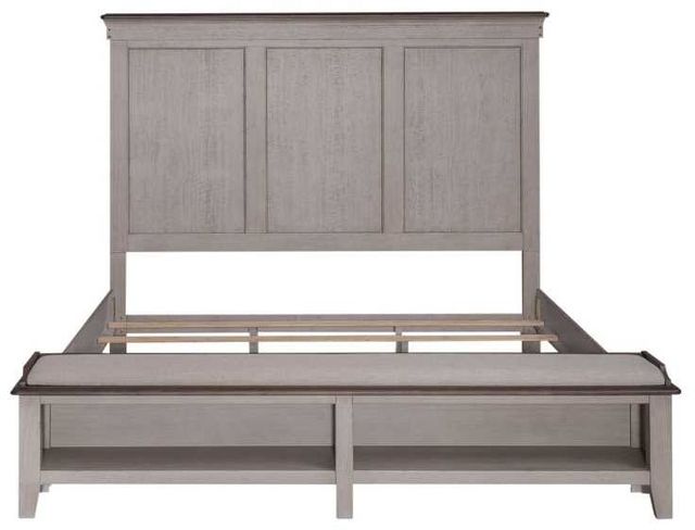 Liberty Furniture Ivy Hollow Dusty Taupe/Weathered Linen King Storage Bed-2