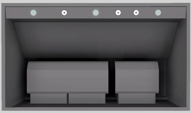 Vent-A-Hood® Premier Magic Lung® 60" Gunsmoke Wall Mounted Range Hood-3