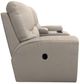La-Z-Boy® Cassian Sand Manual Reclining Loveseat with Console-3
