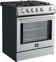 FORNO® Leonardo Espresso 30" Stainless Steel Pro Style Gas Range-2
