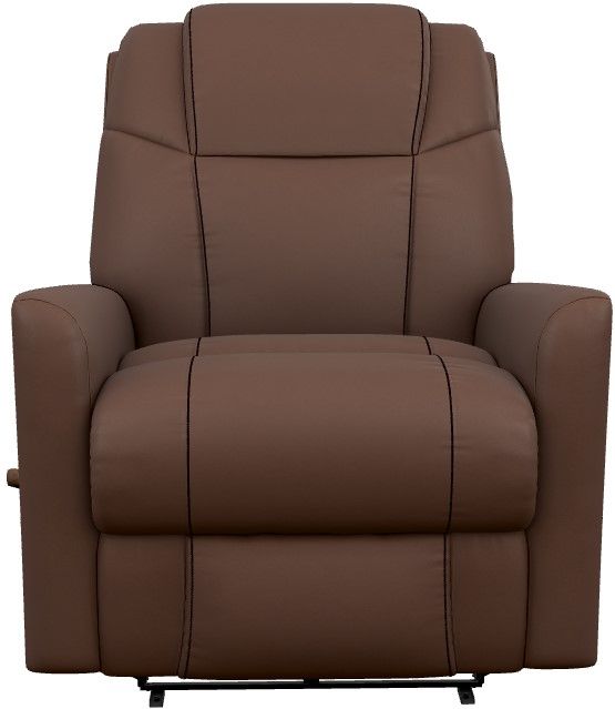 La-Z-Boy® Sparrow Chestnut Leather Manual Wall Recliner-1