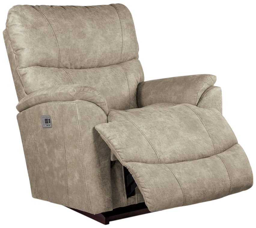 La-Z-Boy® Trouper Stucco Power Rocking Recliner with Headrest