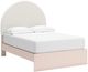 Signature Design by Ashley® Wistenpine Blush Youth Full Upholstered Panel Bed-1