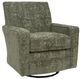 Cozy Life Agean Green Swivel Glider Chair-0