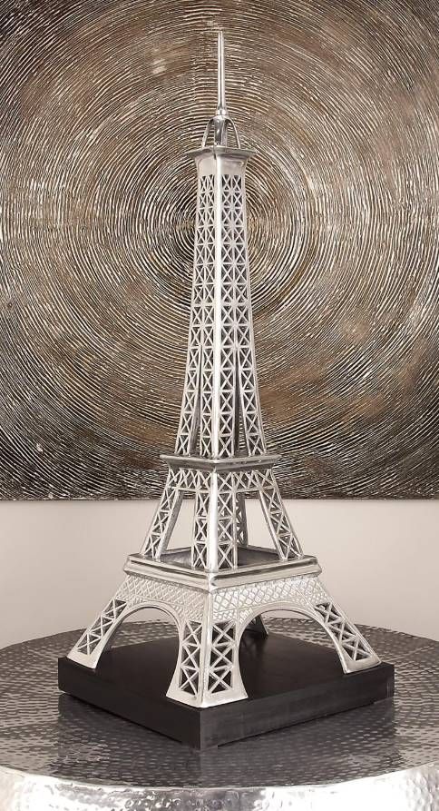 Deco Marche Black/Silver Eiffel Tower Sculpture-3