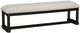 Legends Home Genevieve Black/White Bench-0