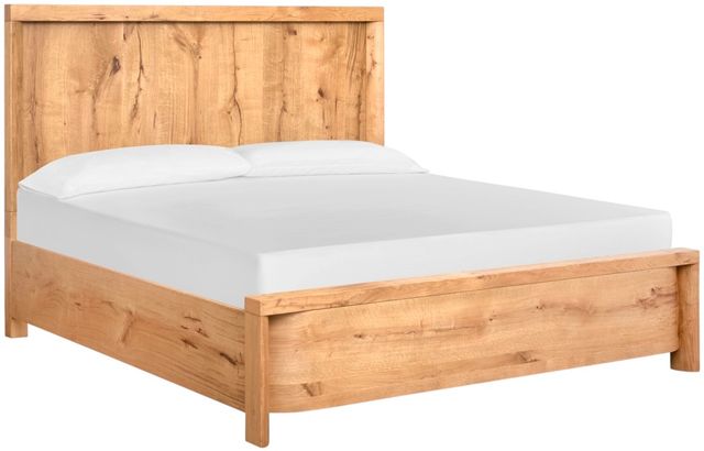 Magnussen Home® Laramie Honey Wheat California King Panel Bed-0