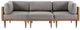 Olliix by INK+IVY Grey/Pecan Stanton Square Lounge Chair-4