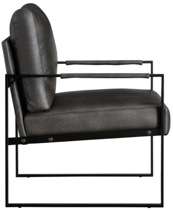 Homelegance® Trent Dark Dark Gray Accent Chair-3