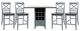 Jofran Inc. Asbury Park 5-Piece AP Gray/Autumn Brown Dining Set-0