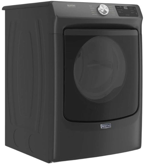 Maytag® 7.3 Cu. Ft. Volcano Black Front Load Gas Dryer-2