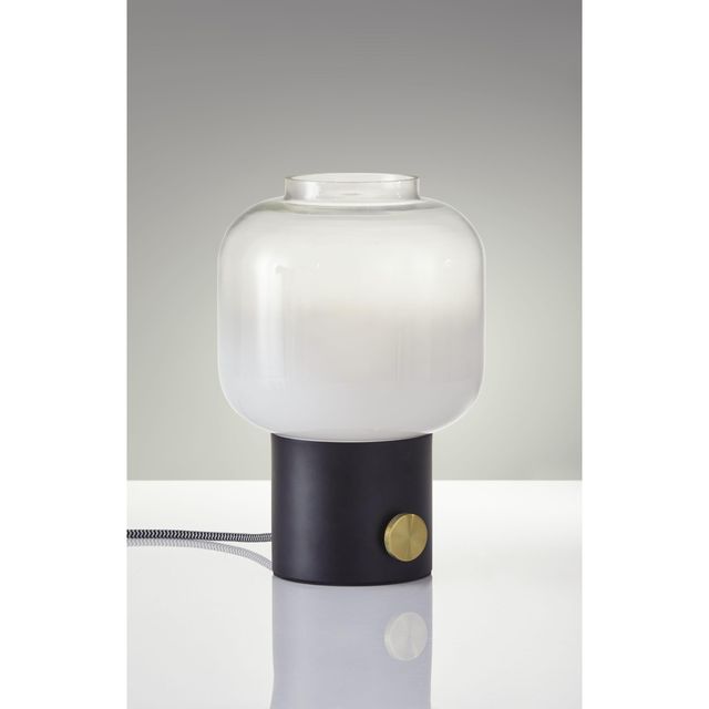 Adesso® Lewis Matte Black Table Lamp-1