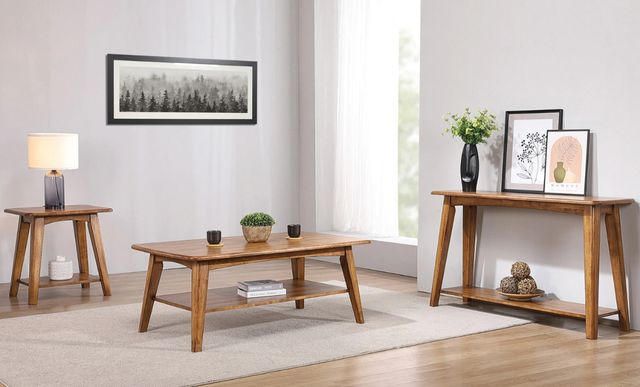 Winners Only® Portland Medium Brown 50'' Coffee Table-2