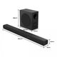 Hisense 3.1 Channel Black Soundbar with Wireless Subwoofer-5