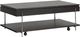 Magnussen Home® Spencer Aged Nickel/Dark Briarsmoke Lift Top Storage Cocktail Table with Casters-0