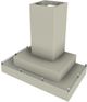 Vent-A-Hood® 36" Biscuit Contemporary Wall Mount Range Hood-1