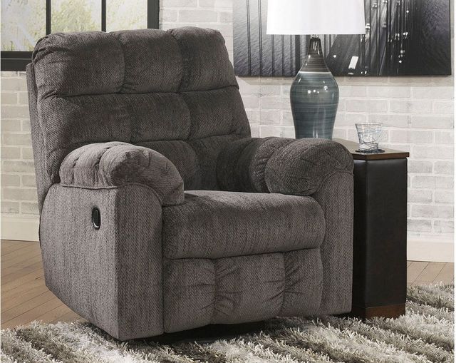 Signature Design by Ashley® Acieona Slate Swivel Rocker Recliner-1