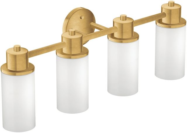 Moen® Iso™ Brushed Gold Four Globe Bath Light-0