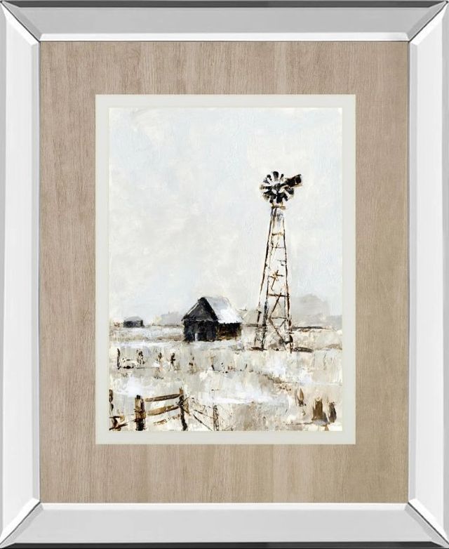 Classy Art Rustic Prairie II by Ethan Harper Mirror Framed Wall Art-0