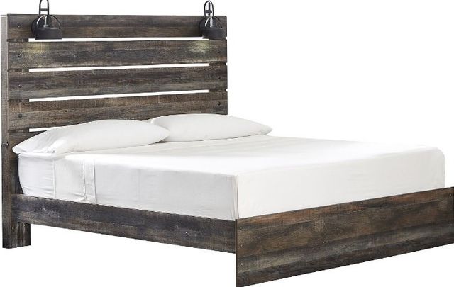 Signature Design by Ashley® Drystan 3-Piece Brown Queen Bed Set-1