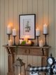 A & B Home 2-Piece White Unscented Soy Wax Candle Set-3