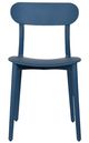 Moe's Home Collection Kent 2-Piece Navy Polypropylene Outdoor Dining Chair Set-3
