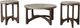Liberty Furniture Cascade 3-Piece Gray/Wirebrush Rustic Brown Occasional Table Set-0