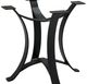 Artisan & Post by Vaughan-Bassett Dovetail Natural 60" Round Dining Table with Black Base-2