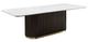 ACME Furniture Clayten White Dining Table with Espresso Base-0